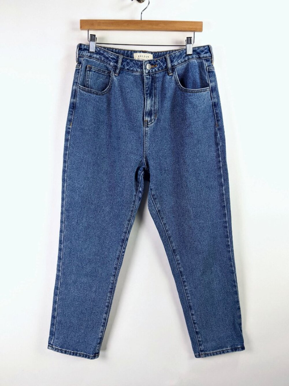 PacSun Mom Jean High Rise 100% Cotton Denim Jeans Blue Size 30